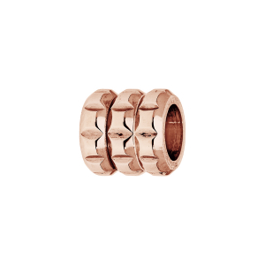 CHARMS ACIER MEDIUM FORME TUBE PVD ROSE