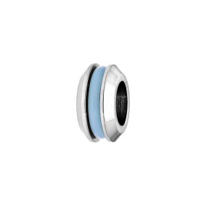 CHARMS ACIER MEDIUM AVEC CAOUTCHOUC BLEU CIEL