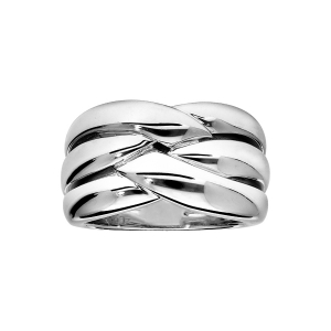 BAGUE ARGENT MASSIF RHODIÉ