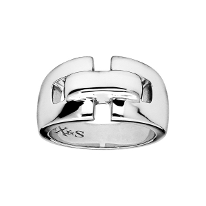 BAGUE ARGENT MASSIF RHODIÉ