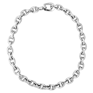 COLLIER ARGENT MASSIF RHODIÉ 43CM