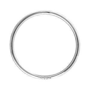 BRACELET ARGENT RHODIÉ JONC MASSIF FIL 3,80MM DIAM 56MM