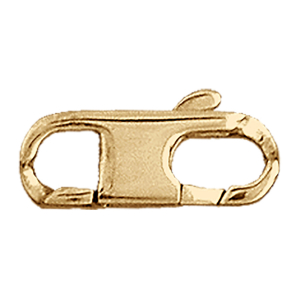 FERMOIR PLAT OUVERT 7MM PLAQUÉ OR FERMOIR PLAT OUVERT 7MM PLAQUÉ OR